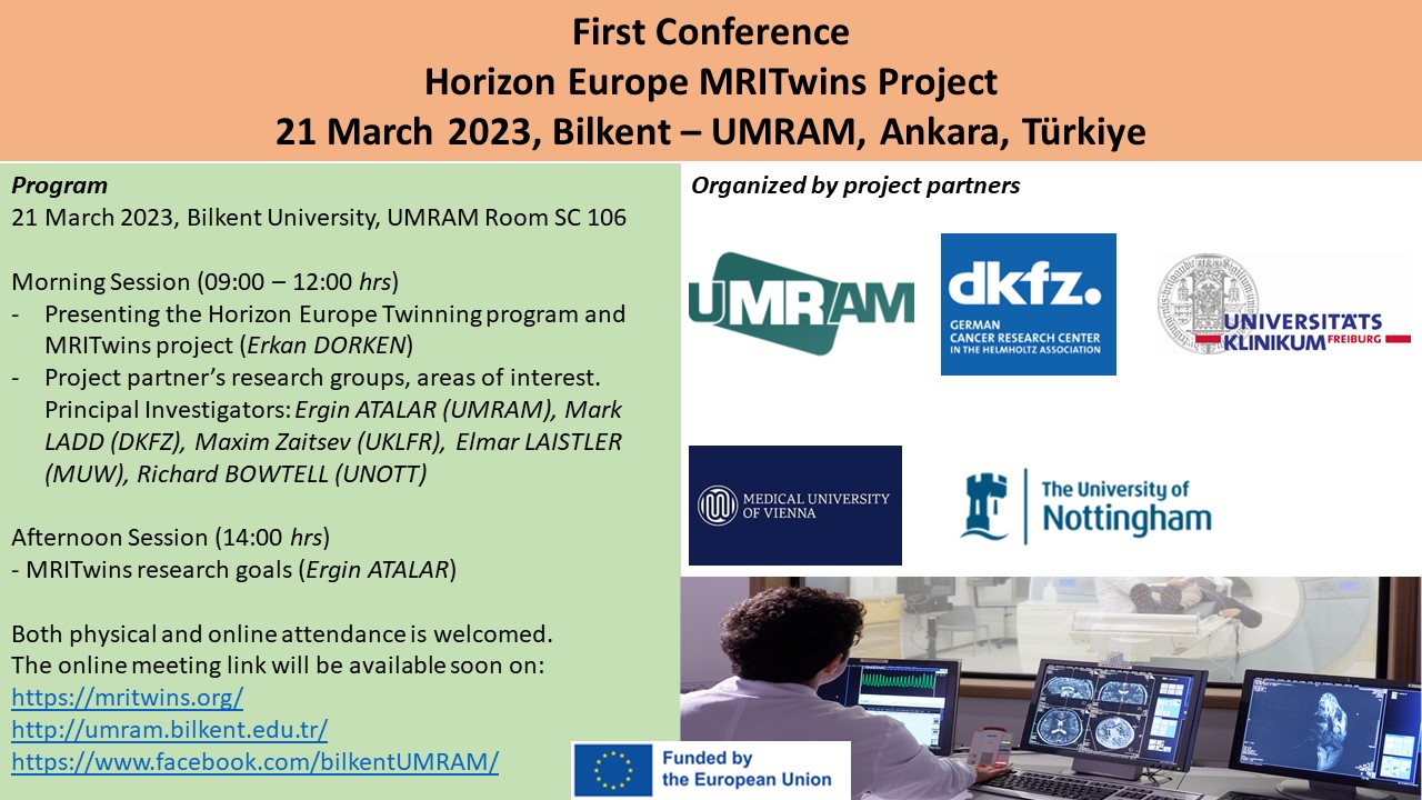 Project search conference to take place on 2122 March 2023 in Bilkent